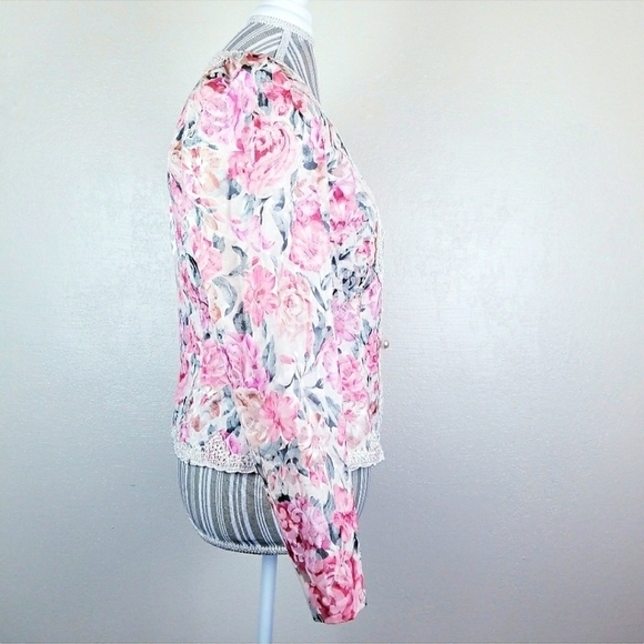 Vintage Nah Nah Floral Guipure Blazer - Picture 3 of 8